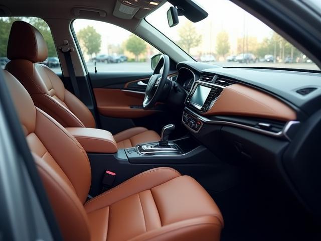 Immaculate interior of an SUV after detailing