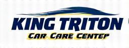 King Triton Car Care Center Logo